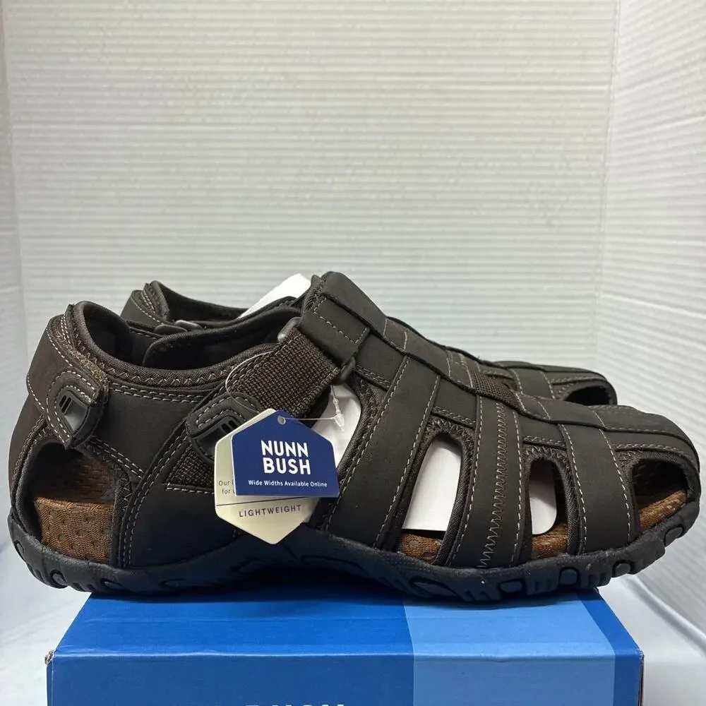 Nunn Bush Men's Brown Rio Bravo Fisherman Sandal Shoes Size 11M